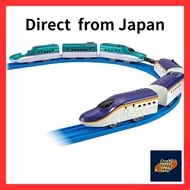 Takara Tomy Plarail E8 Series Shinkansen & E5 Series Shinkansen Coupling Set Toy Train for Ages 3 an