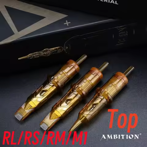 Ambition Glory Tattoo Cartridge Mix Needle 0.25mm 0.3mm 0.35mm Round Liner Shader Magnum Tattoo Need