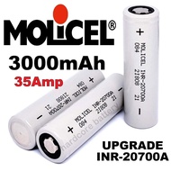 ORIGINAL Molicel INR 20700A 20700 35A 3000mAh 3.7V Rechargeable lithium ion li-ion High drain batter