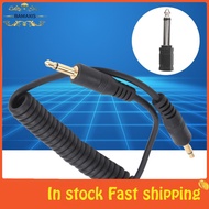 Bamaxis aqxreight 2Pcs Type Digital Camera 3 5mm 6 35mm Synchronization Connecting Line Cable Set to