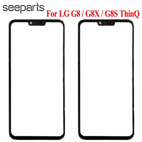 For LG G8S ThinQ Front Glass For LG G8 ThinQ Outer Glass Front Glass Screen Panel Replacement Parts 