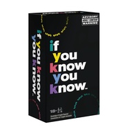 If You Know You Know IYKYK The Question Card Game Board Games Bachelorette Party Games