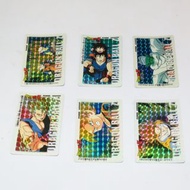 天田廠 龍珠PP咭 25代 前6閃 龍珠PP卡 DRAGON BALL Z  25代 前6軟閃咭  套裝軟閃 (一套六張軟閃) (100%全新) (冇巢冇摺)