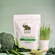 SUPER GREEN ผงผักรวม 7 ชนิด ออร์แกนิค 250g / Organic Mix Vegetables Powder / Elephant Organic / FDA 