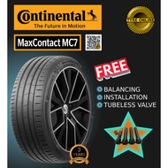 CONTINENTAL MAXCONTACT MC7 245/40R18 NEW TYRE TIRES TAYAR BARU 18 GS IS RX8 E-CLASS ONLINE FREE INST