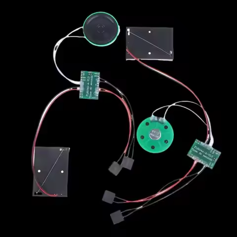 DIY Recording Module 60-Second Recording Playback Two-Button Recorder Voice Greeting Electronic Card