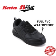 BATA B-FIRST MRSM Kasut Sekolah Hitam Bertali FULL PVC | School Shoes Black FULL PVC 589-6808 MRSM S