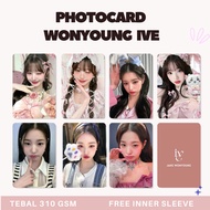 IVE Jang Wonyoung Selca Photocard Premium lomo card Photocard Wonyoung ive