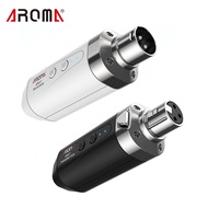 [ammoon]【Ready Stock】Aroma ARC1ไมโครโฟนระบบส่งสัญญาณไร้สาย (Transsster &amp; Receiver) 4ช่องสัญญาณสูงสุด35Mระยะที่มีผลการเชื่อมต่อXLR