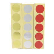 Red Label Sticker Stenciled Sticker Gold Silver Red Gear Sticker Round Gear Label Sticker
