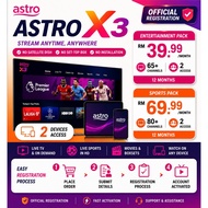 Astro X3 Package All-In-One Premium Live Player Android Smart Tv