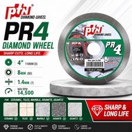 PTN #PR4 Diamond Wheel Disc 4" 110MM (D) x 8MM (BD) x 1.4MM (T)  Mata Potong Tile/Mozek