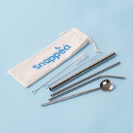 Snappea Metal Straw Set