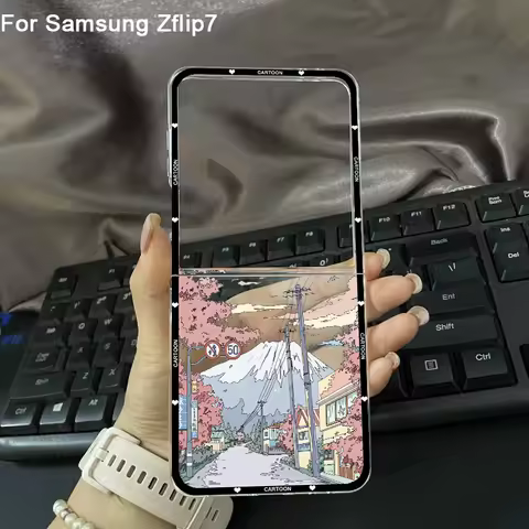 For Samsung Z Flip 7 8 Japan Anime Landscape Scenery Phone Case for Samsung Galaxy Z Flip 7 8 ZFlip7