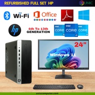 Gaming HP EliteDesk 800 G2 Core i5  / i7 6th Gen PC & Full Set [ Refurbished ]