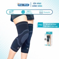Bó gối thể thao 3D Grey United Medicare (F02) cặp