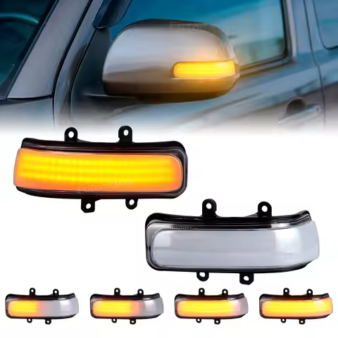 Sequential LED Rear View Side Mirror Side Marker Turn Signal Light For Toyota RAV4 XA30 Estima Alpha