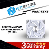 PHANTEKS D30 120mm PWM FAN REVERSED DRGB (BLACK & WHITE)