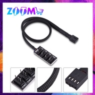 PWM FAN HUB, 4PIN COMPUTER CPU / CHASSIS FAN POWER MULTIPLEXER CONNECTOR CABLE ADAPTER FOR COMPUTER 