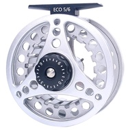 MAXIMUMCATCH Maxcatch ECO Trout Fly Reel Large Arbor #3/4#5/6#7/8 Fly Fishing (Black 3/4 wt)