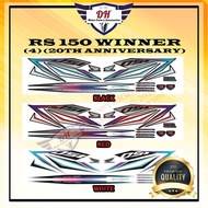 RS 150 STICKER BODY HONDA RS150 R WINNER 20TH ANNIVERSARY (4) Stripe