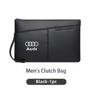 Audi | Men Clutch Walllet Leather Coin Bags Fashion Card Holder Organizer Bank Card Purse For Audi Q