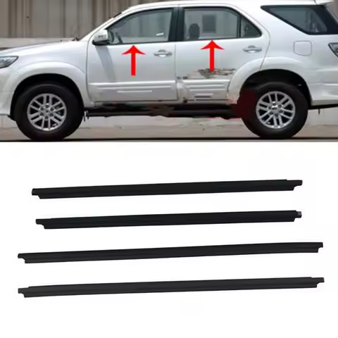 Car Exterior Window Weatherstrip Seal Strip Trim Door Outside Sealing Gasket Sticker Shade Cover For