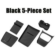 ZLWR ชุดกล่องเก็บของซิลิโคน DEEPAL S05 แผ่นกันรอยแผงหน้าปัดรถยนต์กันรอยขีดข่วน แผ่นซิลิโคนชาร์จไร้สา