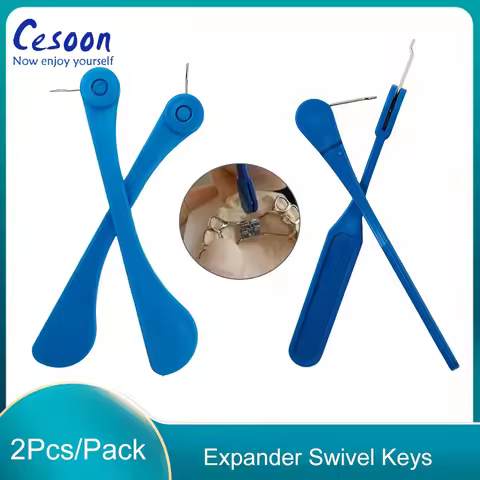 2Pcs Dental Implant Expansion Screw Rapid Orthodontic Palatal Expander Swivel Adjustment Keys Ortho 
