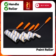 4 Inches 9 Inches Paint Roller Latex Oil Waterborne 30cm Handle Tool Accessories Mengecat Cat Dindin
