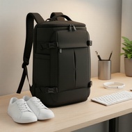 28L Oxford Fabric Business Backpack, Durable Multi-Function Travel Laptop Bag Beg Perniagaan 28L Oxf