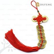 Chinese Knot Coins 6 Carrying Lucky Coins Fengshui Eternal Coins
