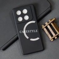 Infinix GT 10 Pro Case Infinix GT 20 Pro Softcase Candy Macaron Square Black Plain Case Infinix GT 1