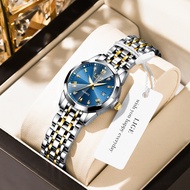 LIGE Women's Watches Fashion Multifunction Original Quartz Watch for Ladies Waterproof Luminous 24 H