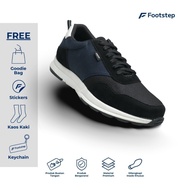 Footstep Footwear Men's Sneakers Afton Black Navy Original Shoes