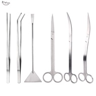 Aquarium Scissors Tweezers Tool Fish Tank Plants Wave Scissors Water Grass Stainless Cleaning Tools 