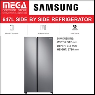 SAMSUNG RS62R5004M9/SS 647L SPACEMAX SIDE-BY-SIDE FRIDGE (2 TICKS)