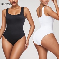Bestcorse Seamless Shapewear Bodysuit Top For Woman Plus Size Body Shaper Bodysuit Slim Waist Tummy 