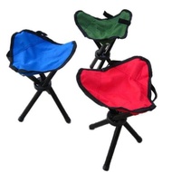 Outdoor Three-Legged Foldable Folding Travel Chair(RAMDOMS COLORS)