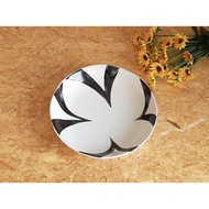 Ceramic Pasta Bowl Rose Motif Ceramic Pasta Bowl/ Ceramic Pasta Bowl/