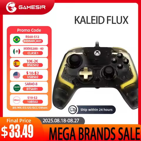 GameSir Kaleid Flux - Xbox Controller Wired Gamepad for Xbox Series X, Xbox Series S, Xbox One game 