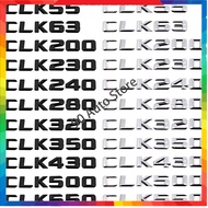 ‍ Modified Digital Alphabet Black and Silver CLK55 CLK63 CLK200 CLK230 CLK240 CLK280 CLK320 CLK350 C