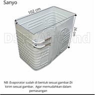 Evap Sanyo  Evaporator Kulkas Sanyo 1 Pintu Full 102x26  Epap Kulkas Sanyo Aqua Original