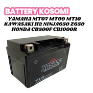 BATTERY KOSOMI YTZ10-S MT07 MT09 MT10 NINJA650 Z650 CB500F CB1000R 2.795