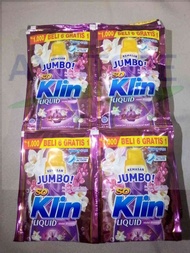 [ 1 DUS ] SO KLIN Detergent Cair Violet 43mL [ 120 + 20 Sachet ]