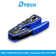 RJ45 Network Head Pliers and Cat5/6 Network Cable Cutting and Stripping DTECH DT-1048