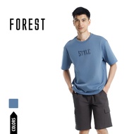 Forest T Shirt Lelaki | Forest Oversized Heavy Weight 320gsm Dual-ply Cotton Yarn Short Sleeve T Shi