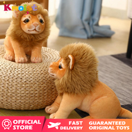 doll lion Plush Toy 23CM/28CM Cute Simulation Lion Doll toys for kids Stuff Plush doll Simulated Animals Model Lion Pillow baby dolls boy birthday Christmas gifts