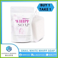 ❆ ↙ 🅷 BUY 1 TAKE 1 Snail White Whipp Soap Whitening Soap Snail White Whipp Soap  Namu Life Snail W