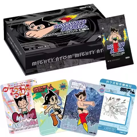 Mighty Atom Astro Boy Vol.1 Collectible Trading Card Booster Box, Classic Anime Card Set, Hobby Coll